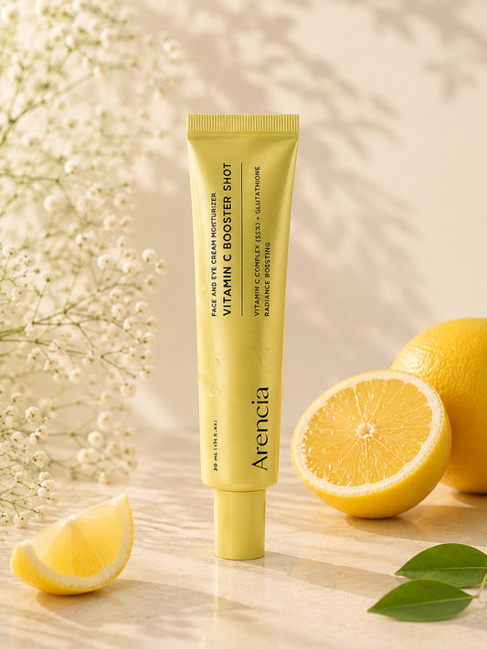 Arenica Vitamin C Booster Shot Face and Eye Cream Moisturizer