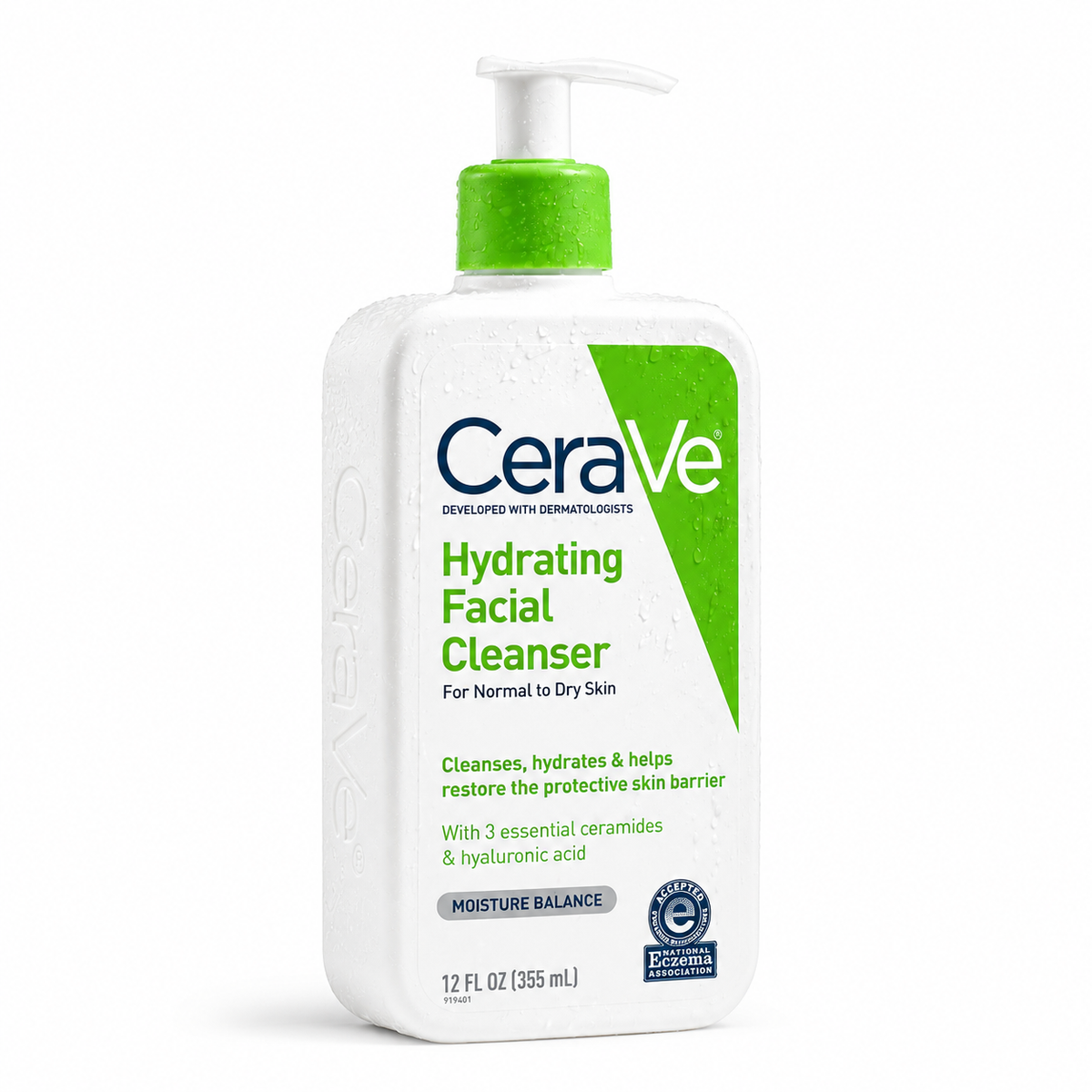 CeraVe Hydrating Facial Cleanser 355ml bottle