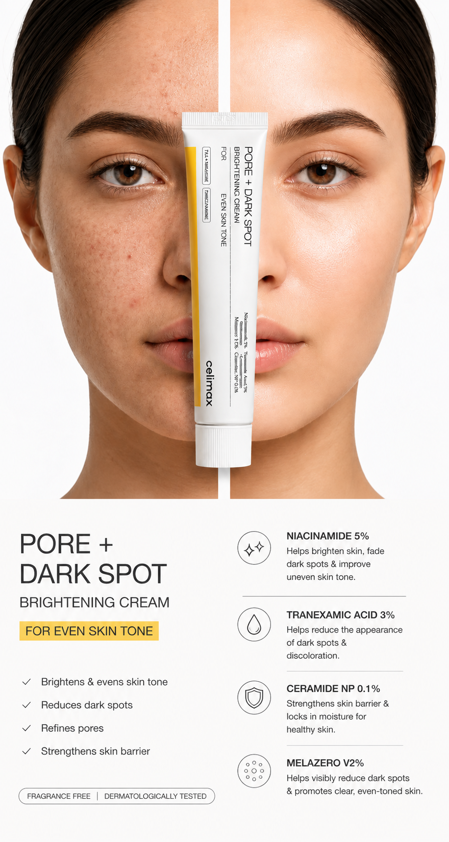 Celimax Pore + Dark Spot Brightening Cream