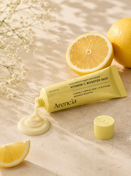 Arenica Vitamin C Booster Shot Face & Eye Cream Moisturizer